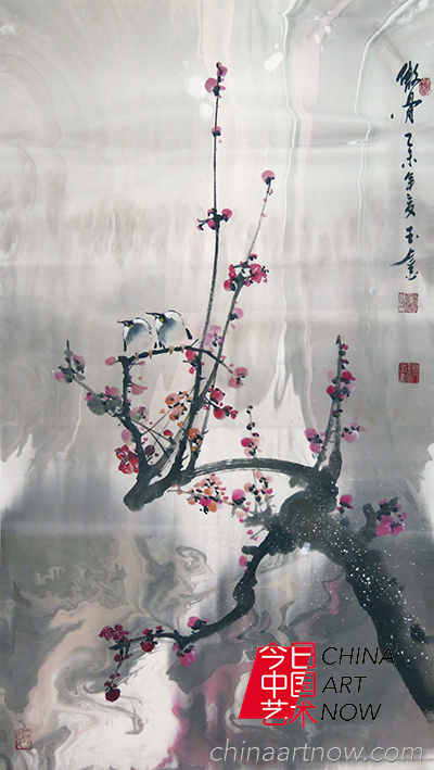 国画家 traditional chinese painter 周玉金 zhou yujin